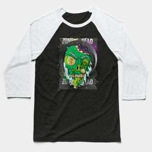 Zombie Head Baseball T-Shirt